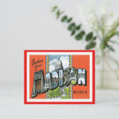 Carte Postale Salutations de Madison Wisconsin US City (Debout devant)