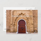 Carte Postale Salutations de Marrakech Maroc (Devant / Derrière)