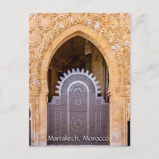 Carte Postale Salutations de Marrakech Maroc (Devant)