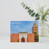 Carte Postale Salutations de Marrakech Maroc (Debout devant)