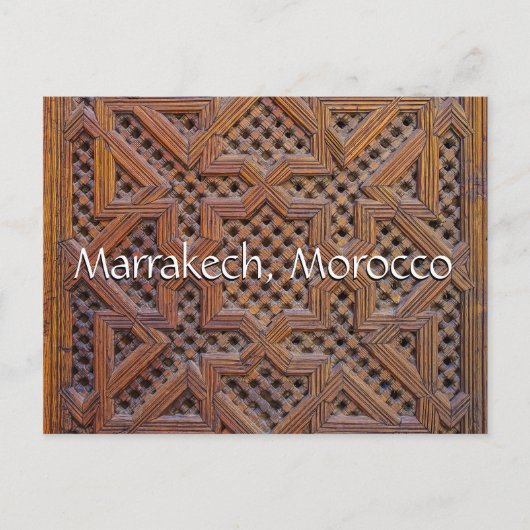 Carte Postale Salutations de Marrakech Maroc (Devant)