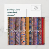 Carte Postale Salutations de Marrakech Maroc (Devant / Derrière)