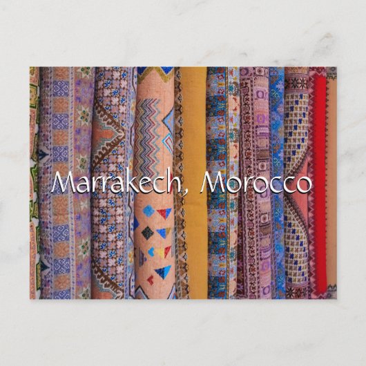 Carte Postale Salutations de Marrakech Maroc (Devant)