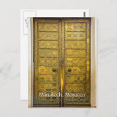 Carte Postale Salutations de Marrakech Maroc (Devant / Derrière)