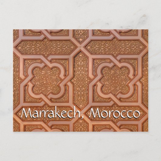 Carte Postale Salutations de Marrakech Maroc (Devant)