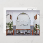 Carte Postale Salutations de Marrakech Maroc (Devant / Derrière)