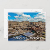 Carte Postale Salutations de Marrakech Maroc (Devant / Derrière)