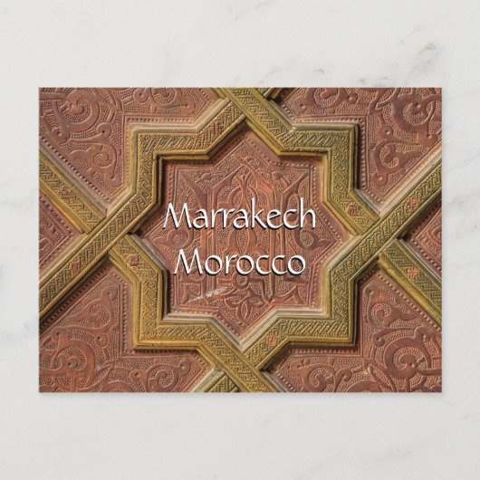 Carte Postale Salutations de Marrakech Maroc (Devant)