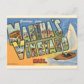 Carte Postale Salutations de Marthas Vineyard (Devant)