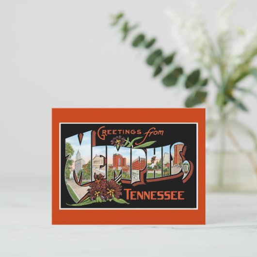 Carte Postale Salutations de Memphis, Tennessee (Debout devant)