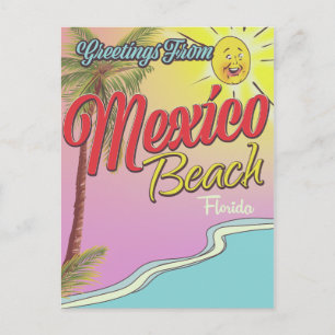 Carte Postale Salutations De Mexico Beach Florida