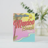 Carte Postale Salutations de Mexico Beach Floride (Debout devant)