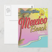 Carte Postale Salutations de Mexico Beach Floride (Devant / Derrière)