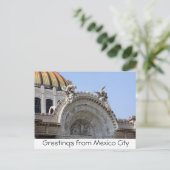 Carte Postale Salutations de Mexico City (Debout devant)