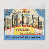 Carte Postale Salutations de Midland (Devant)