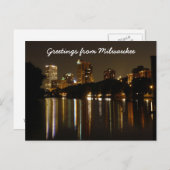 Carte Postale Salutations de Milwaukee (Devant / Derrière)