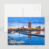 Carte Postale Salutations De Milwaukee, Wisconsin, États-Unis (Devant / Derrière)