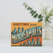Carte Postale Salutations de Minneapolis (Debout devant)