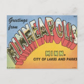 Carte Postale Salutations De Minneapolis (Devant)