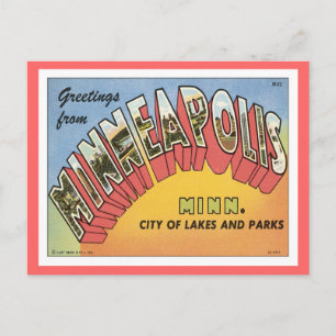 Carte Postale Salutations De Minneapolis