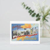 Carte Postale Salutations De Montréal, Canada (Debout devant)