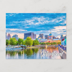 Carte Postale Salutations de Montréal, Québec, Canada
