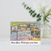 Carte Postale Salutations de Myrtle Beach, Caroline du Sud (Debout devant)