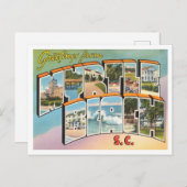 Carte Postale Salutations de Myrtle Beach, Caroline du Sud Trave (Devant / Derrière)