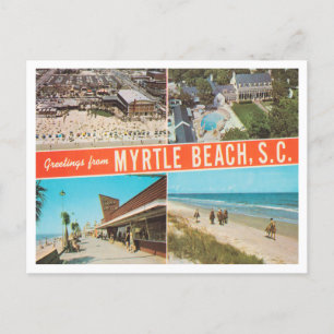 Carte Postale Salutations de Myrtle Beach, Caroline du Sud Voyag