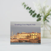 Carte Postale Salutations de Napoli, Italie (Debout devant)