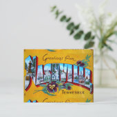 Carte Postale Salutations de Nashville (Debout devant)