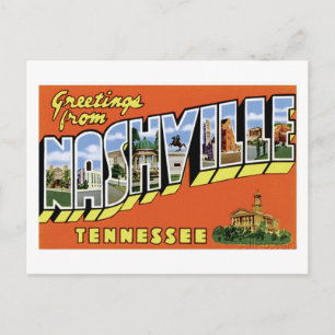 Carte Postale Salutations De Nashville !