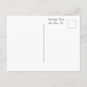 Carte Postale Salutations de New Berne, Caroline du Nord (Dos)