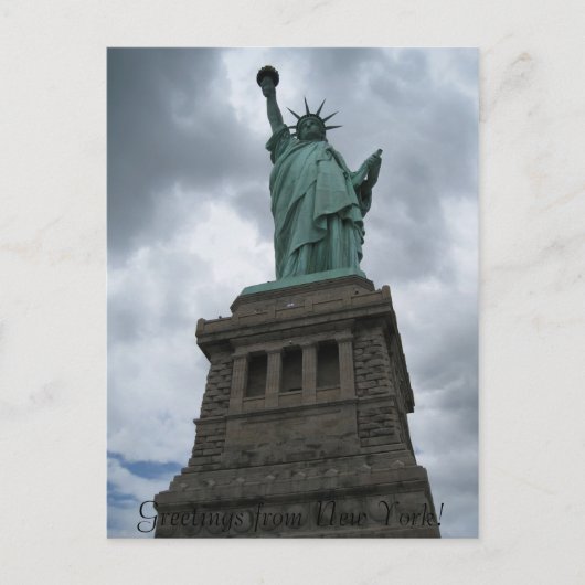 Carte Postale Salutations de New York ! (Devant)