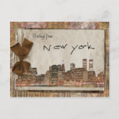 Carte Postale Salutations de New York (Devant)