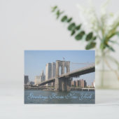 Carte Postale Salutations De New York (Debout devant)