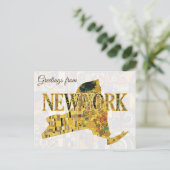 Carte Postale Salutations de New York (Debout devant)