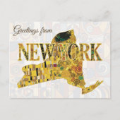 Carte Postale Salutations de New York (Devant)