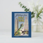 Carte Postale Salutations De New York (Debout devant)
