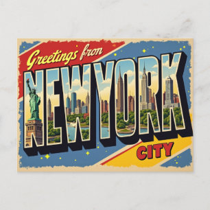 Carte Postale Salutations de New York City