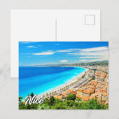 Carte Postale Salutations De Nice, France (Devant / Derrière)