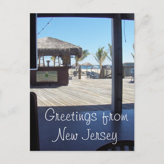 Carte Postale Salutations de NJ - Point Pleasant Beach (Devant)