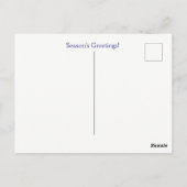 Carte Postale Salutations de Noël des Fêtes Cowboy (Dos)