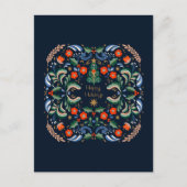 Carte Postale Salutations de Noël nordique (Devant)