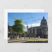 Carte Postale Salutations de Nottingham (Devant / Derrière)