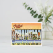 Carte Postale Salutations De Oklahoma (Debout devant)