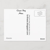 Carte Postale Salutations de Onset Bay (Dos)