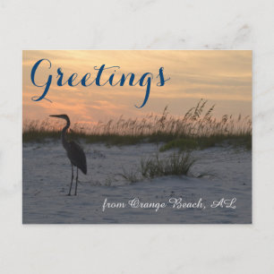 Carte Postale Salutations de Orange Beach, AL