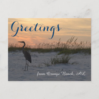 Carte Postale Salutations de Orange Beach, AL