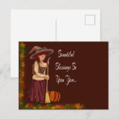 Carte Postale Salutations de Pagan Fall (Devant / Derrière)